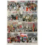 Peter Blake RA Lord Mayor's Show 800 years screenprint year 1958 of edition of 800 signed 95 x 72 cm