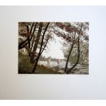 David Bowyer Bridge Etching & Intaglio 4 of 250 signed 29 x 32 cm unframed On show at the Curwen