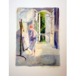 Jane Corsellis French Interior lithograph 34 of 220 signed 66 x 50 cm unframed On show at the Curwen