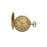 pocket watch in yellow gold Omega MATERIAL: yellow gold DESCRIPTION: Pocket watch, the crown 3