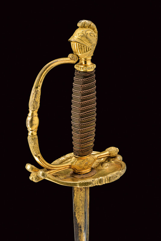 A Consulate period senior officer's small sword , dating: circa 1800, provenance: France, dating: - Image 3 of 7