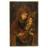 Mother of God Hodegetria, dating: third quarter of the 19th Century, provenance: Romania, dating: