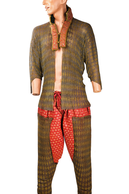 A very scarce mail-shirt and a pair of trousers, dating: early 19th Century, provenance: Indopersia, - Image 10 of 10