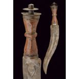 A rare dagger, dating: 18th Century, provenance: South India, dating: 18th Century, provenance: