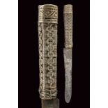 A silver mounted knife, dating: 19th Century, provenance: Balkans, dating: 19th Century, provenance: