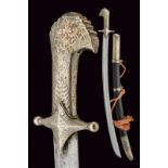 A silver mounted Saif, dating: circa 1800, provenance: Oman, dating: circa 1800, provenance: Oman,