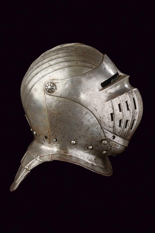 A Maximilian helmet, dating: third quarter of the 16th Century, provenance: Southern Germany, - Image 2 of 8