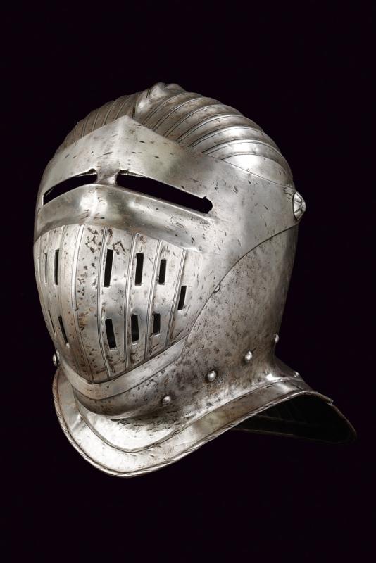 A Maximilian helmet, dating: third quarter of the 16th Century, provenance: Southern Germany,