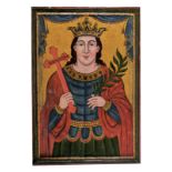 Saint Venera, dating: last quarter of the 18th Century, provenance: Romania, dating: last quarter of