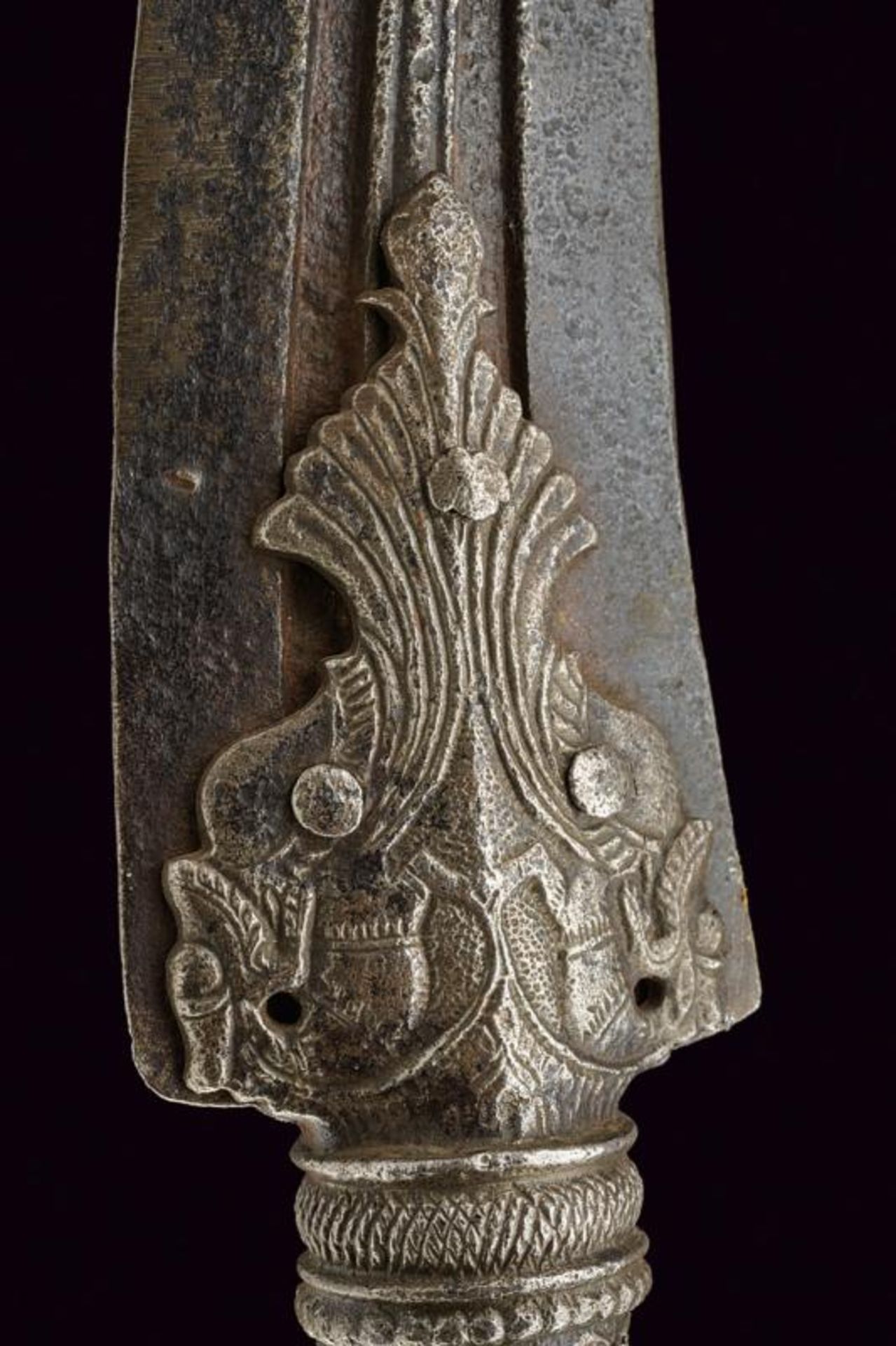 A lance head (sang), dating: 17th Century, provenance: South India, dating: 17th Century, - Image 5 of 5