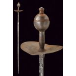 A two handed sword (Mel Puttah Bemoh), dating: 16th/17th Century, provenance: Deccan, dating: 16th/