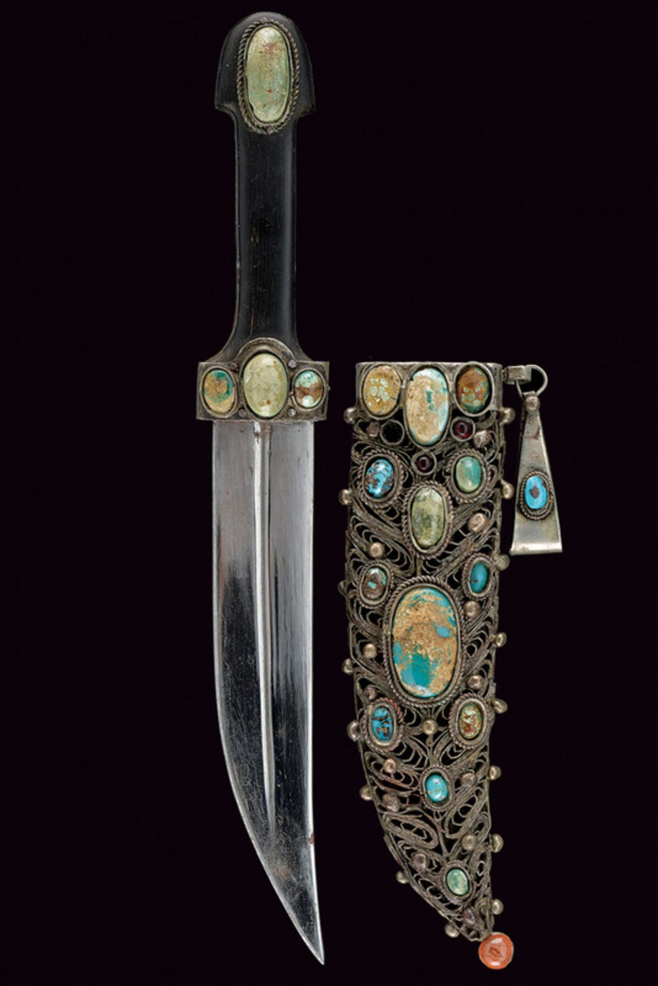 A Bebut style dagger, dating: circa 1900, provenance: Indopersia, dating: circa 1900, provenance: - Bild 5 aus 5