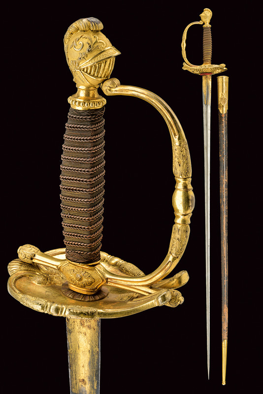 A Consulate period senior officer's small sword , dating: circa 1800, provenance: France, dating: