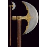 An elegant axe, dating: circa 1800, provenance: North India, dating: circa 1800, provenance: North