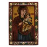 Mother of God Hodegetria, dating: last quarter of the 18th Century, provenance: Romania, dating: