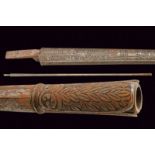 A fine decorated gun barrel, dating: 19th Century, provenance: India, dating: 19th Century,