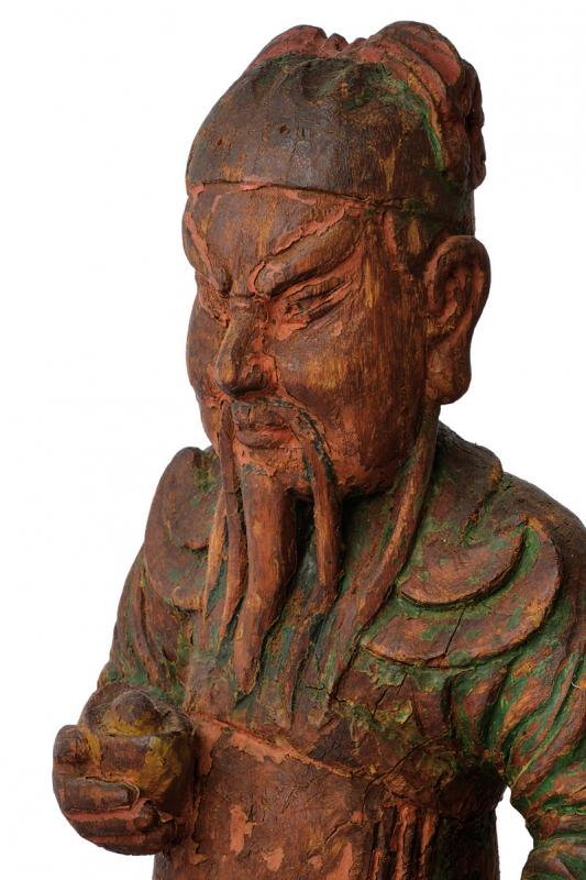 A lot of two Buddhist sculptures, dating: circa 1900, provenance: Asia, dating: circa 1900, - Image 3 of 3