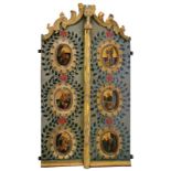 Door with Annunciation and the four evangelists, dating: second quarter of the 19th Century,