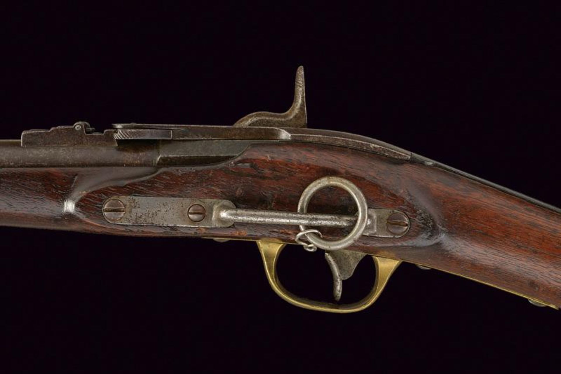 A rare first type 1858/61 model Merrill percussion breech loading carbine - Image 3 of 6