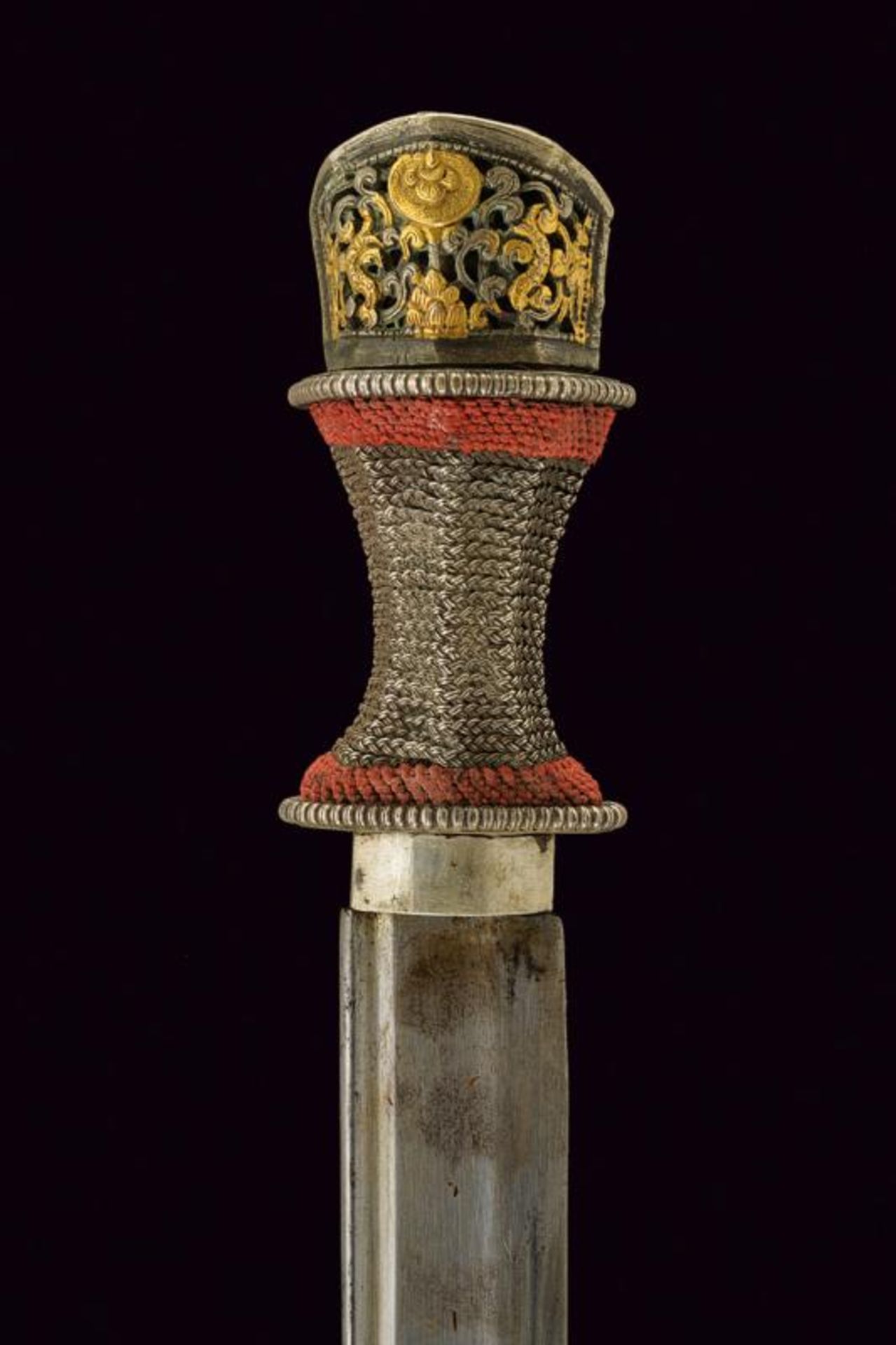 A silver mounted dagger - Image 2 of 5