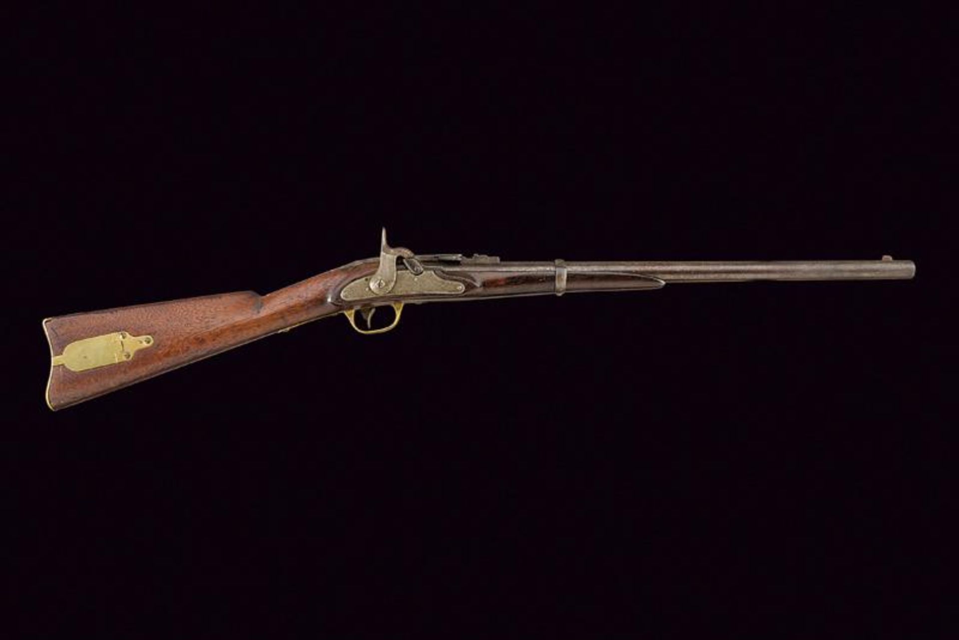 A rare first type 1858/61 model Merrill percussion breech loading carbine - Image 6 of 6