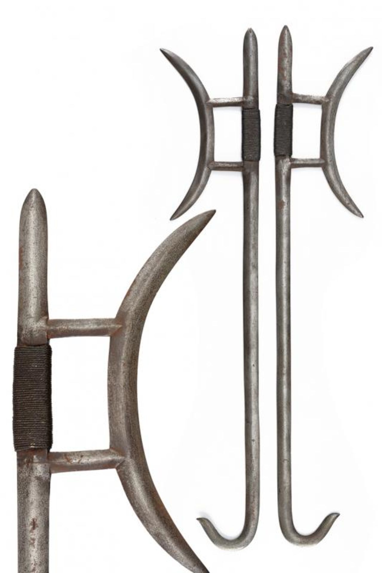 A rare pair of shuang gou (hook swords)