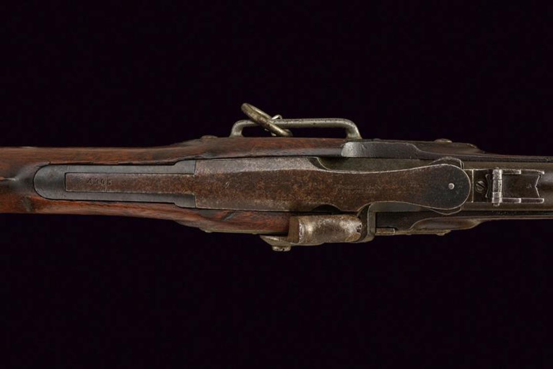 A rare first type 1858/61 model Merrill percussion breech loading carbine - Image 4 of 6