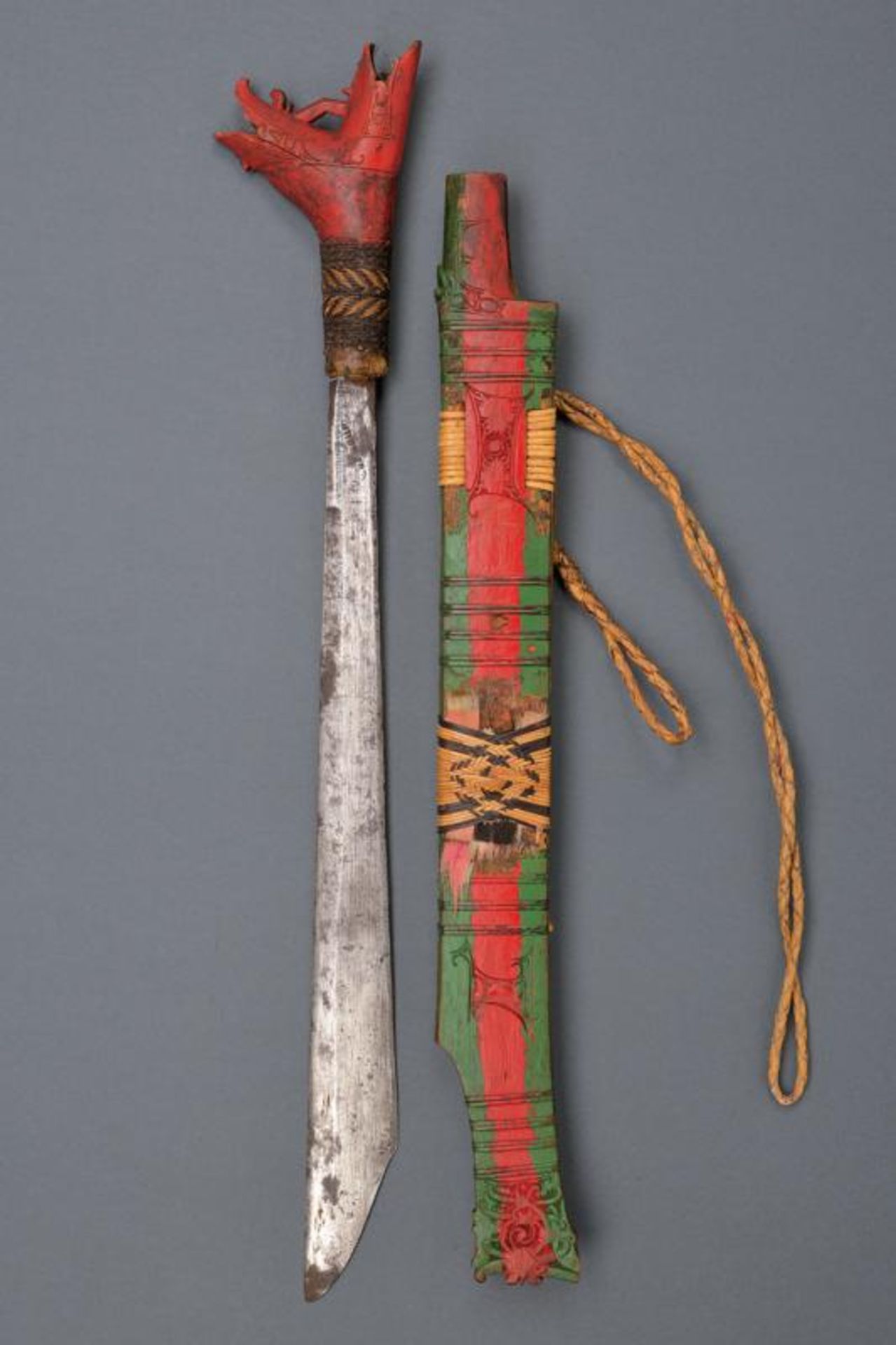 A Dayak mandau