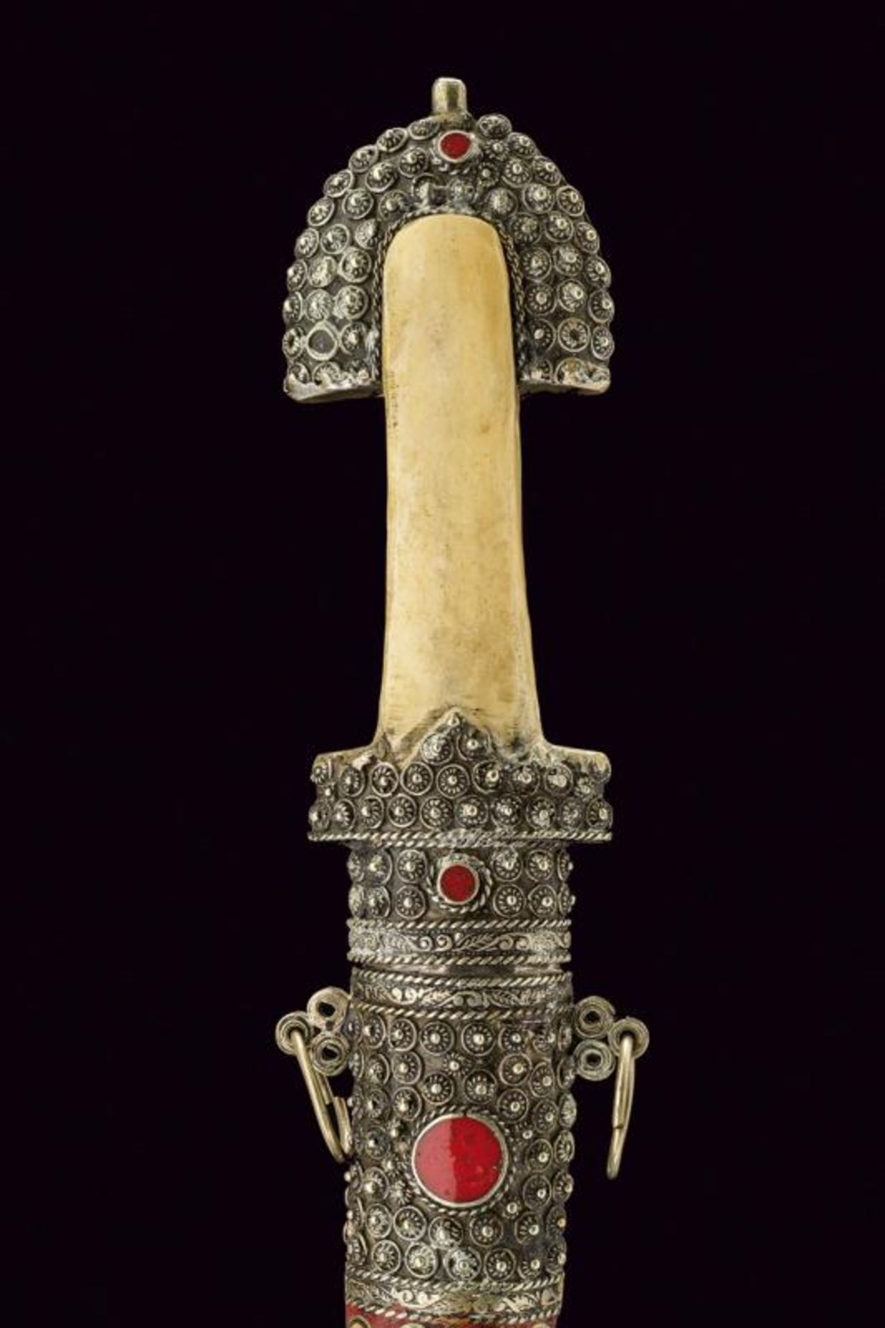 A big silver mounted koummya - Image 2 of 4