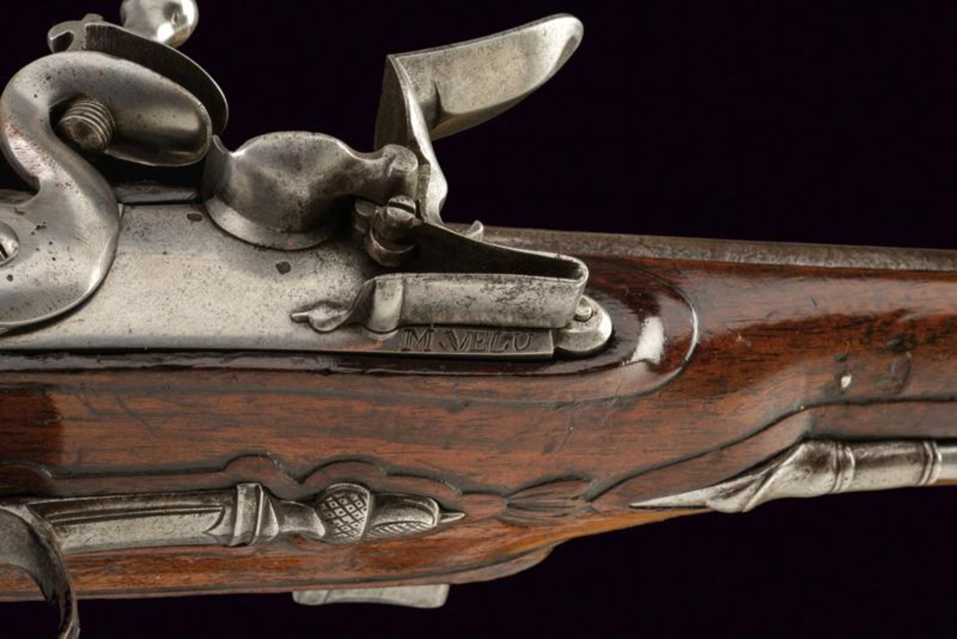 A double barrelled flintlock pistol - Image 3 of 4