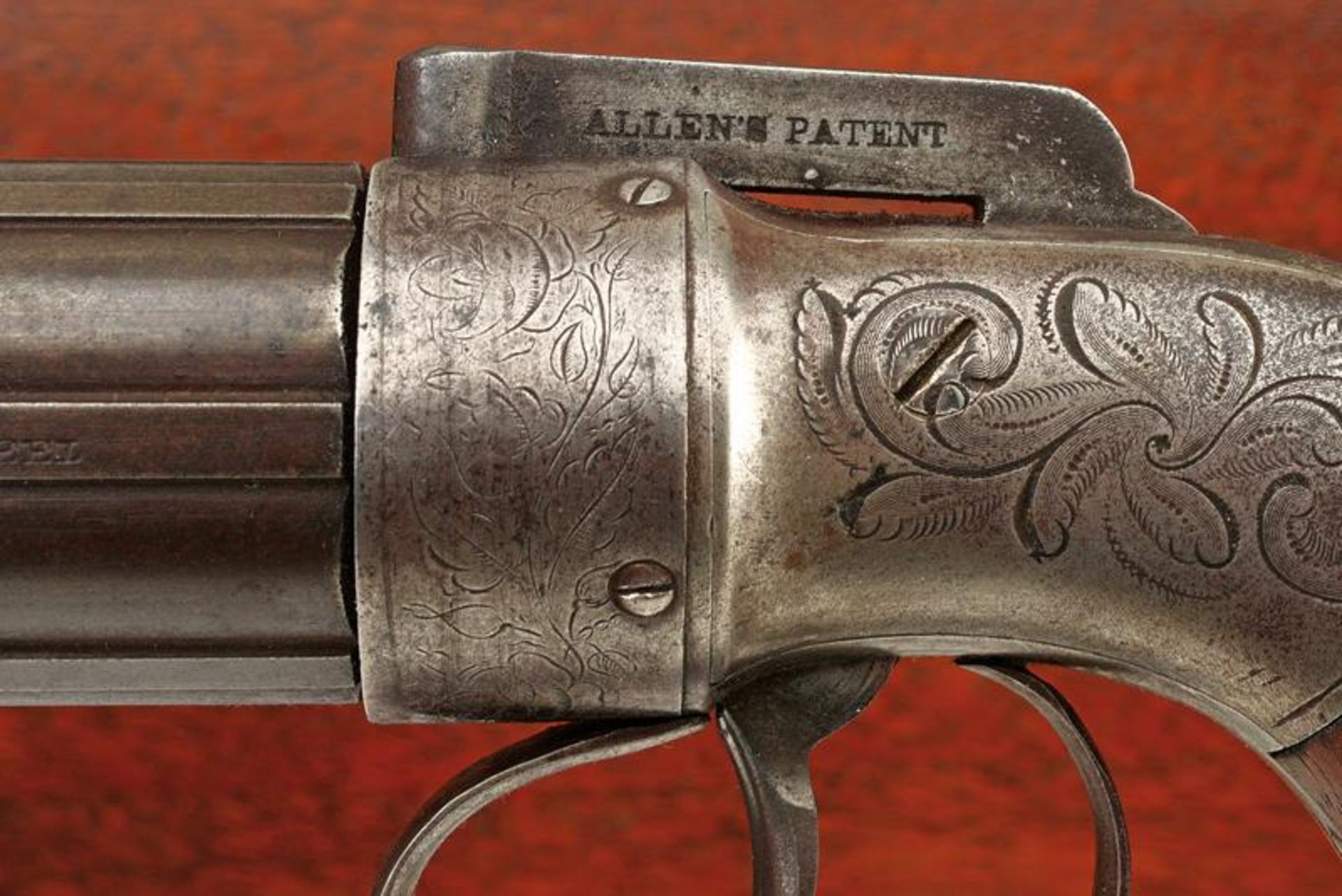 A cased Allen & Thurber percussion pepperbox revolver - Image 3 of 4