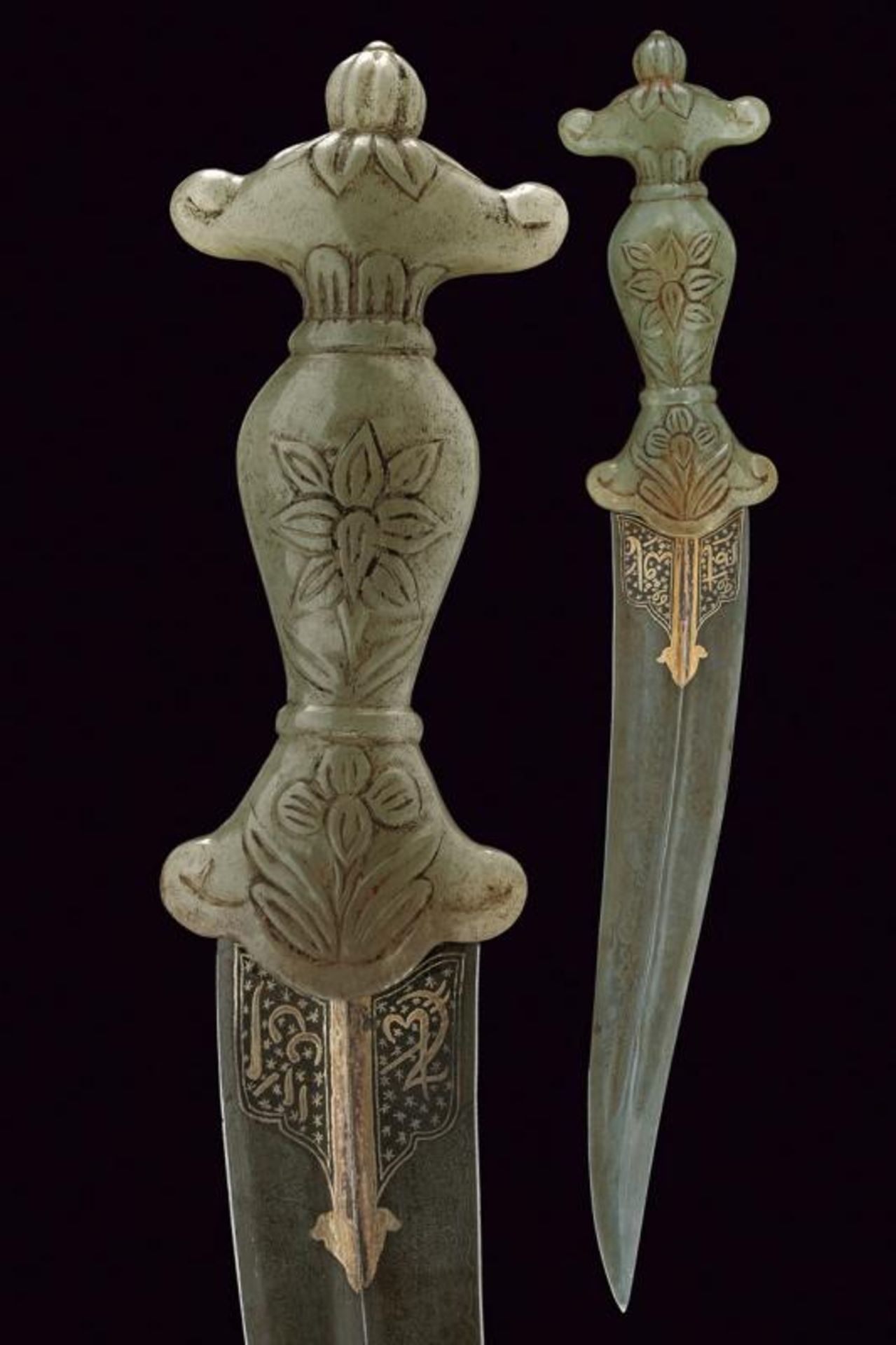 A jade hilted dagger