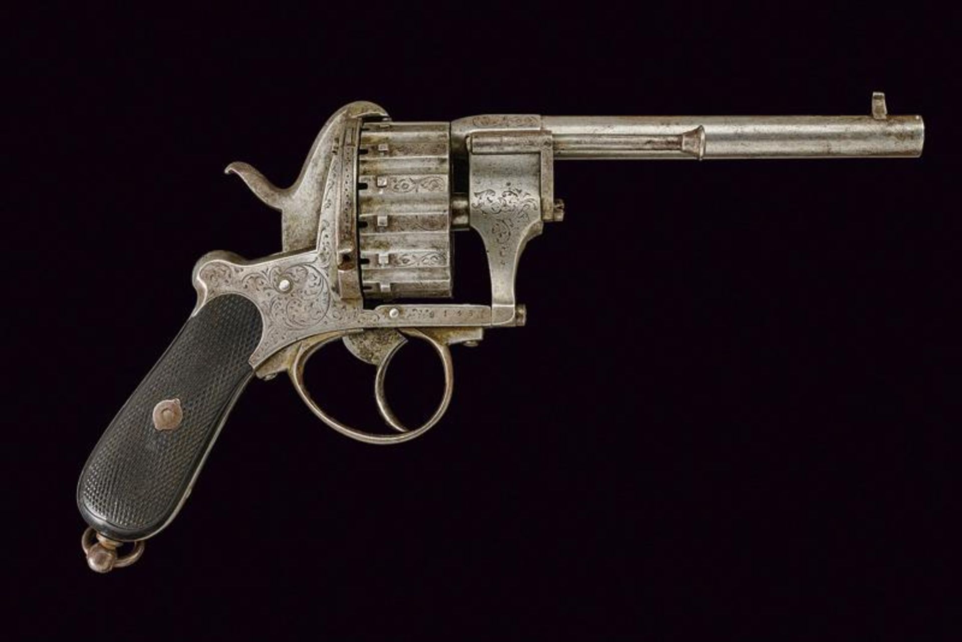 A rare 15 shot pin-fire revolver - Image 5 of 5