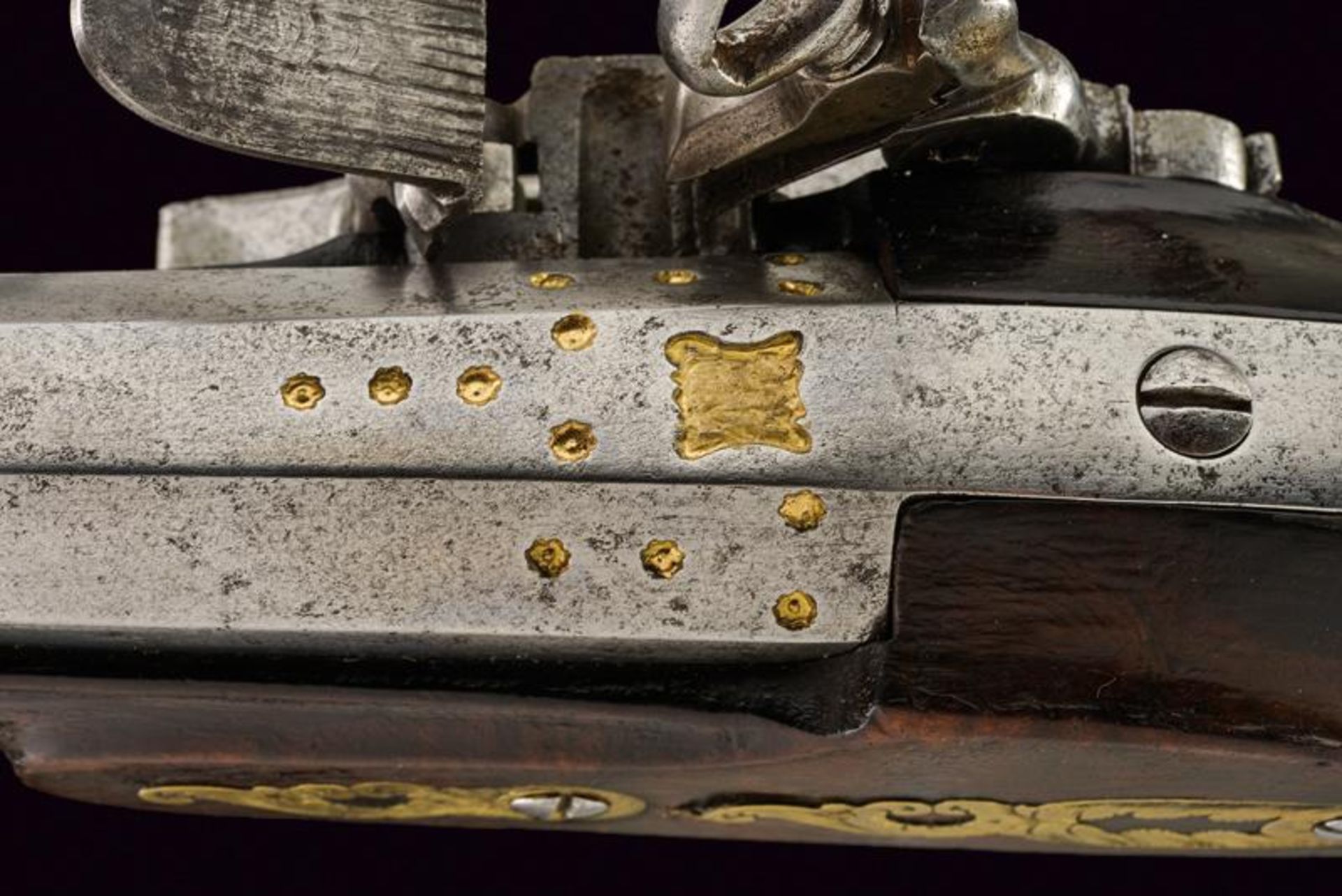 An officer's miquelet flintlock pistol - Image 3 of 5