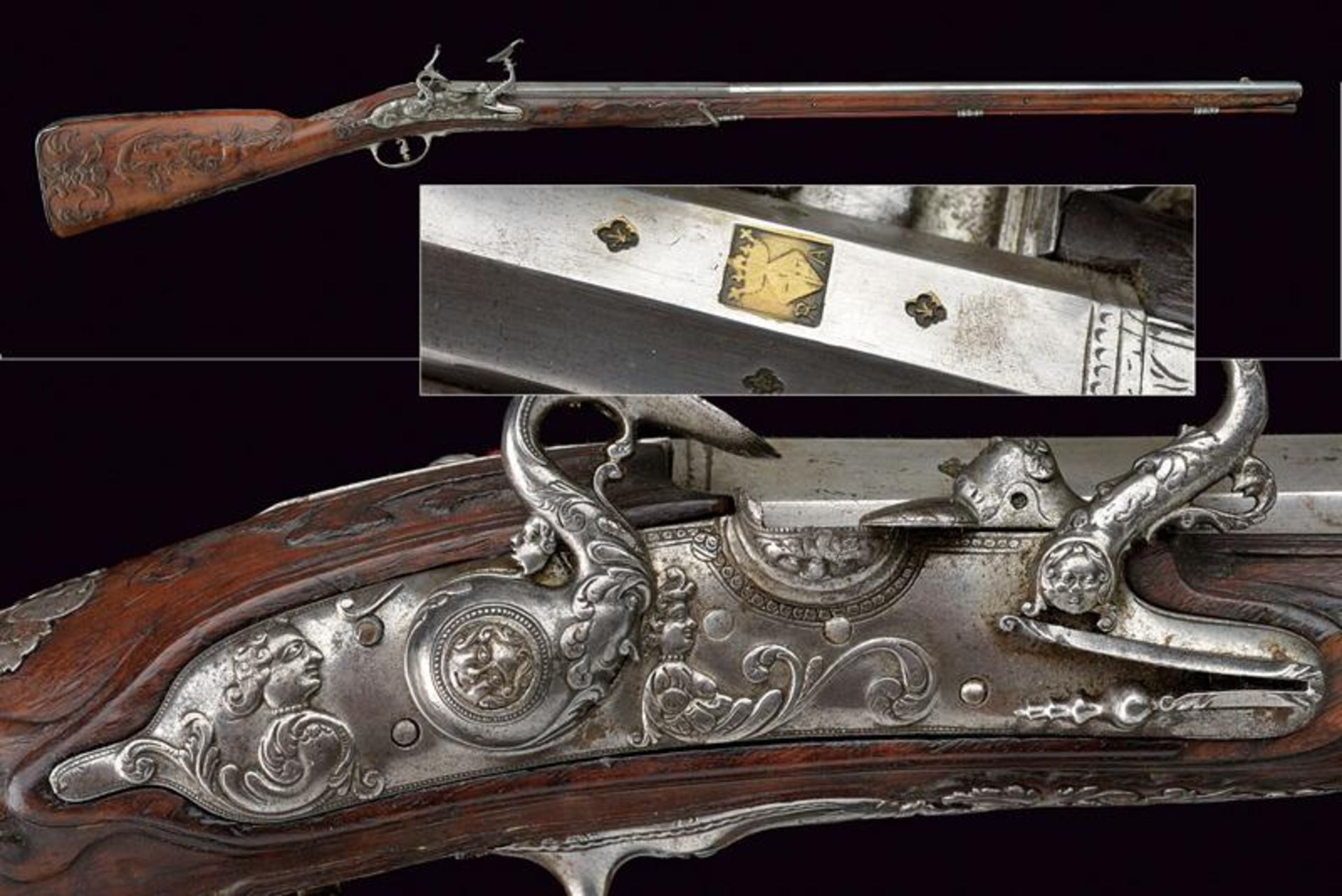 A beautiful snaphaunce gun by 'Il Negroni'