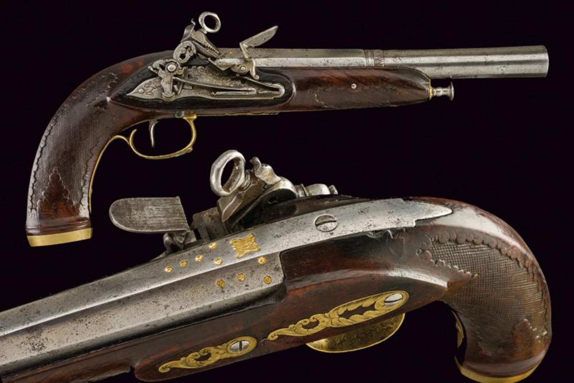 An officer's miquelet flintlock pistol