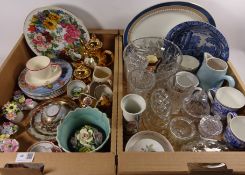 Collectors plates, Crown Devon cup and saucer,