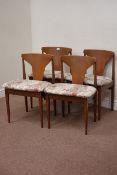 Set of four EON teak retro chairs (4) Condition Report <a href='//www.