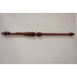 Victorian curtain pole & forty rings L182cm Condition Report <a href='//www.