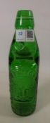 'The Scarborough and Whitby Breweries' emerald green Cod bottle H23cm Condition Report