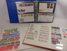 One album of 50 first day covers and two albums of stamps Condition Report <a