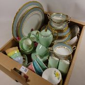 Wedgwood coffee service, six place settings, Six Susie Cooper cabinet cups,