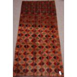 Persian rug rust ground, 234cm x 108cm Condition Report <a href='//www.