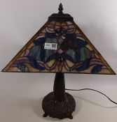 Tiffany style table lamp H47cm (This item is PAT tested - 5 day warranty from date of sale)