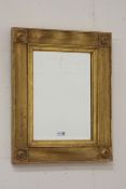 Regency style gilt framed wall mirror, W48cm,