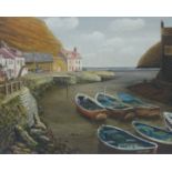 Fishing Boats Moored Staithes,