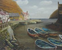 Fishing Boats Moored Staithes,