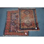 Two Caucasian hand knotted rugs Condition Report <a href='//www.davidduggleby.