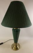 Metal finish table lamp (This item is PAT tested - 5 day warranty from date of sale)