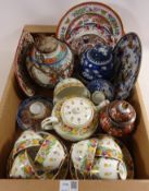 Royal Doulton tea set, 19th Century and later Chinese bowls,